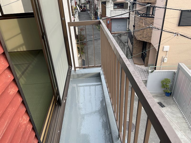 大阪府大阪市平野区瓜破７丁目 ベランダ