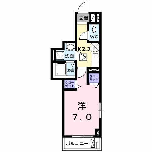 大阪府大阪市生野区勝山北１丁目 間取り