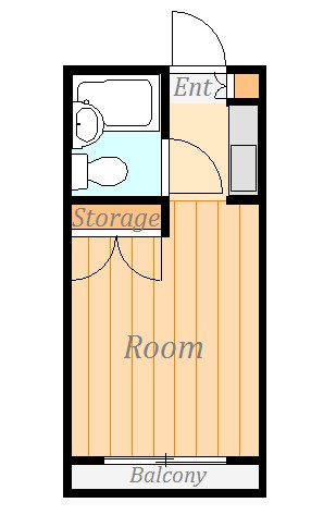 スカイピア相模原Ａ 間取り図