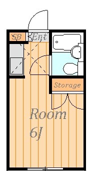 スカイピア相模原Ｂ 間取り図