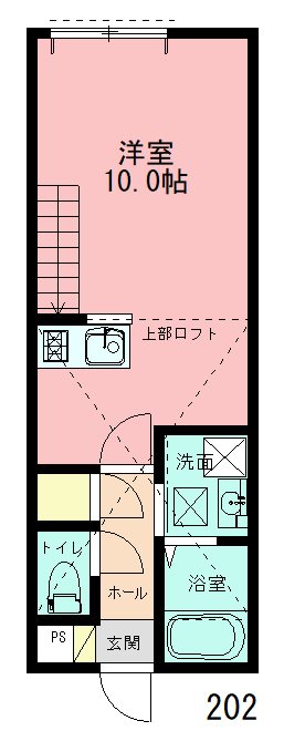 ラ・サクルス日吉 202号室 間取り