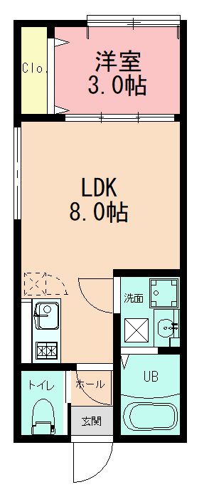 （仮）井土ヶ谷新築AP 101号室 間取り