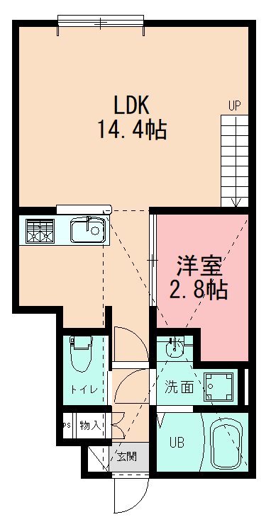 （仮）十日市場新築AP 104号室 間取り