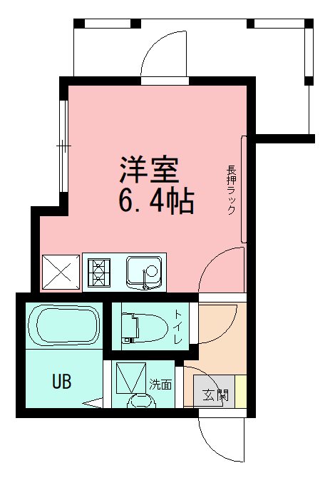 primo橋本 101号室 間取り