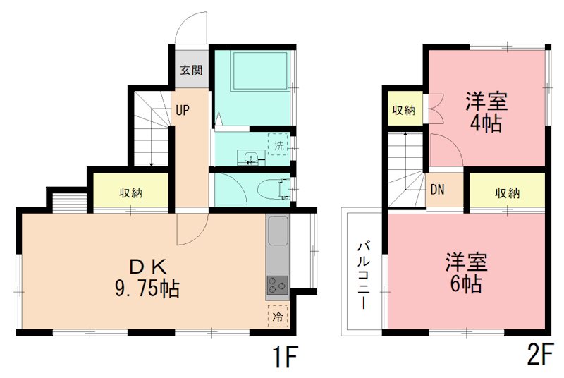 府中市紅葉丘戸建て 間取り