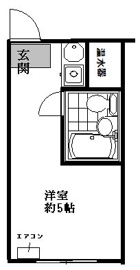 ビラ・ジャルダン高松町 208号室 間取り