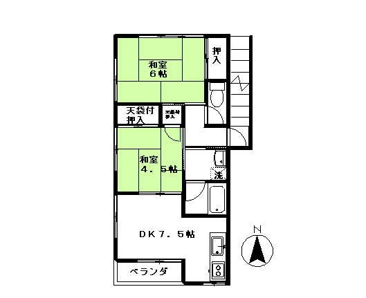 ベルハイツ向原戸建て 間取り