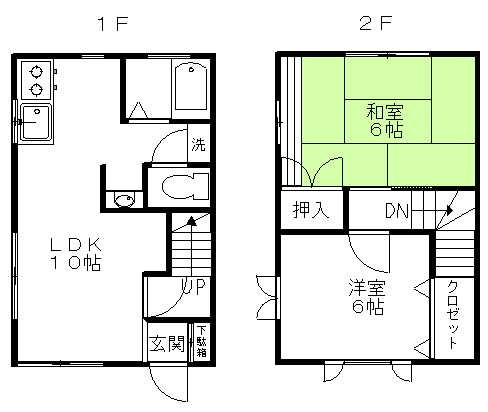 エクセルクラス　C棟 101号室 間取り