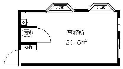 滝本ビル 2F号室 間取り