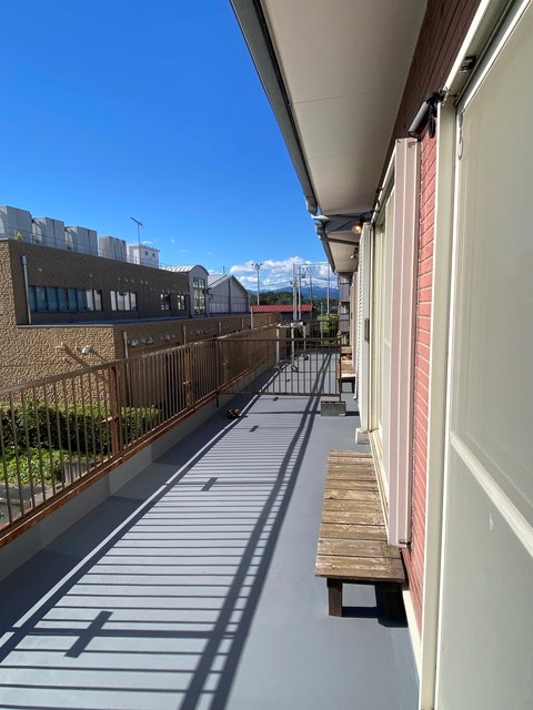西平住宅 ベランダ
