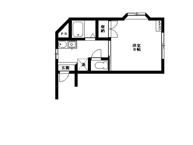 コンフォート柏 201号室 間取り