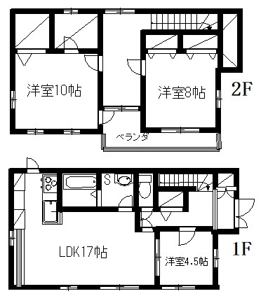 上水南貸家 間取り
