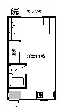 ドミトリーホクエツ 間取り
