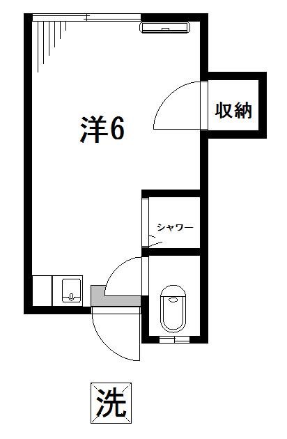 ガーデン塚本 103号室 間取り