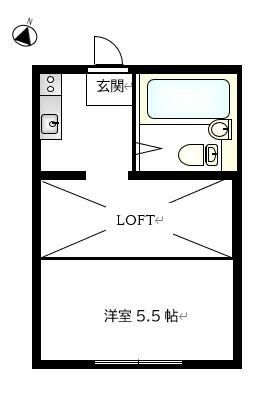 クロノス成田東　 間取り