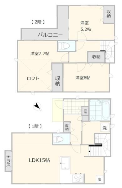 荻窪２丁目戸建て 間取り