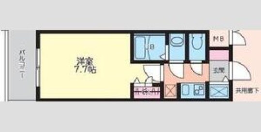 S-RESIDENCE三国WEST 間取り