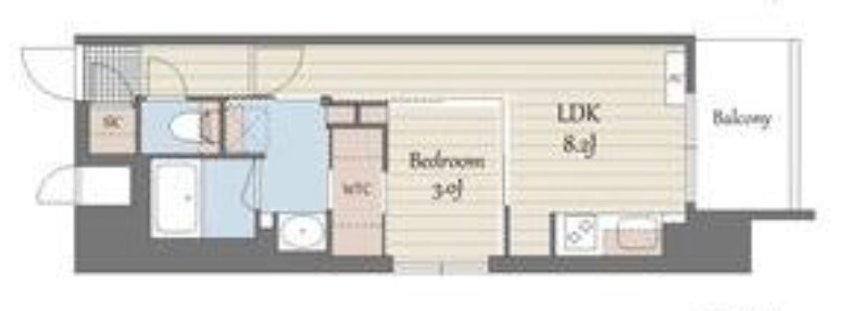 S-RESIDENCE天満橋ar 間取り