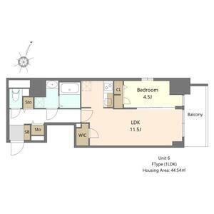 S-RESIDENCE阿波座bouncy 間取り