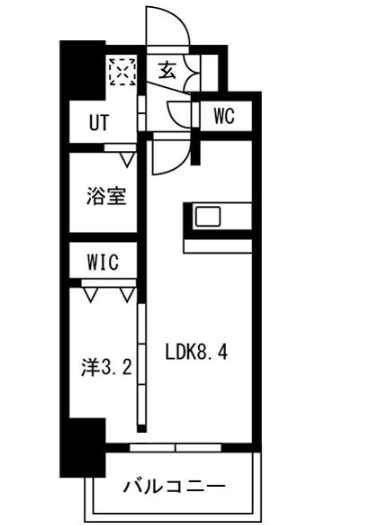 ソルテラスOSAKA緑橋クレスト 間取り