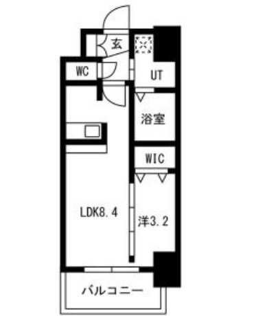 ソルテラスOSAKA緑橋クレスト 間取り