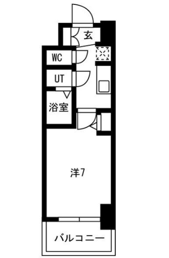 ソルテラスOSAKA緑橋クレスト 間取り