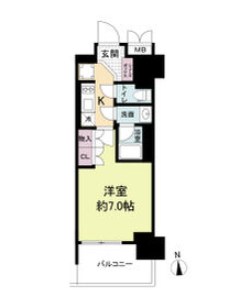 ルネフラッツ谷町四丁目 間取り