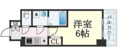 エスリードザ・グラン大阪ノース 間取り