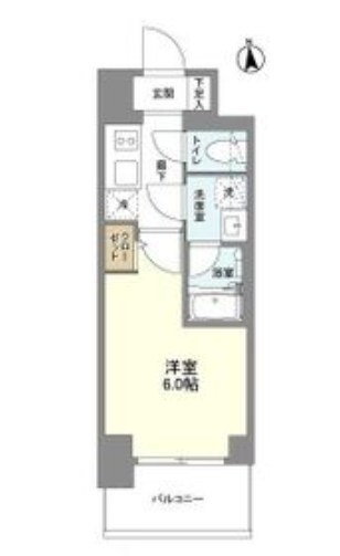 リヴェント難波ウエスト 間取り