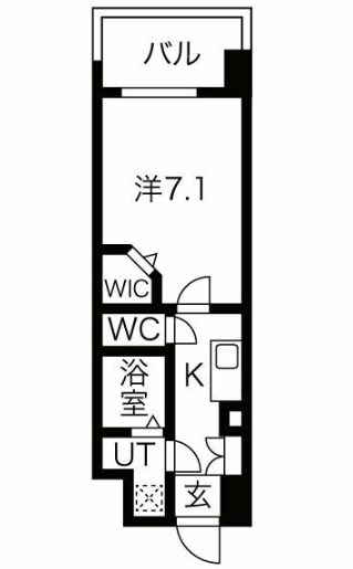 ミラージュパレス難波幸町 間取り