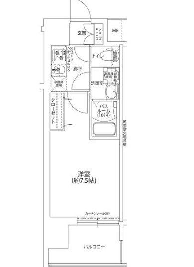 Louis Residence 天王寺町北 間取り