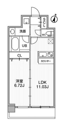 LaDouceur天満 間取り