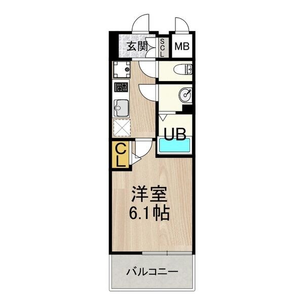 メルディア大正D.C. 間取り