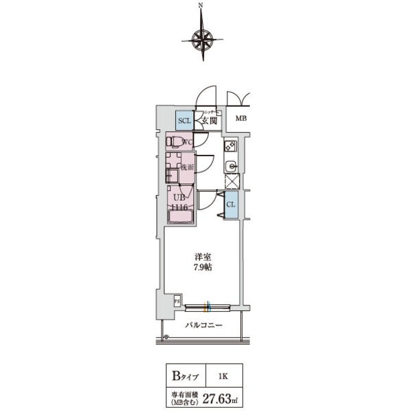 スプランディッド上本町WEST 間取り
