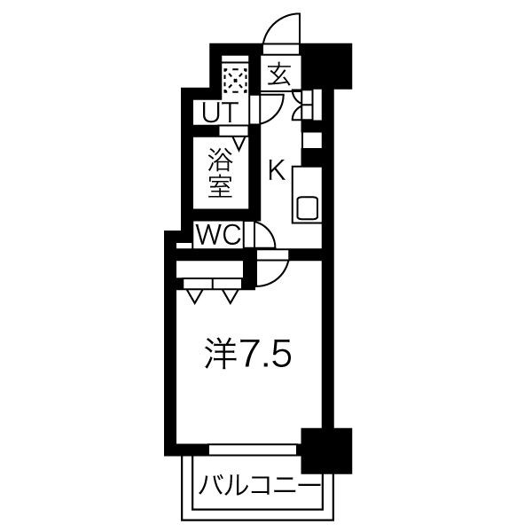 ワールドアイ難波南ミラージュ 間取り