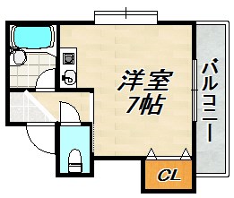 フローラル須磨 間取り図