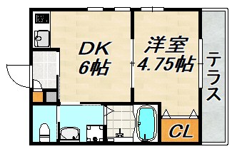 クレアメゾン須磨養老町 間取り図