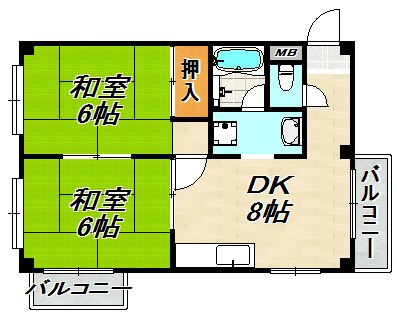 川島マンション 間取り