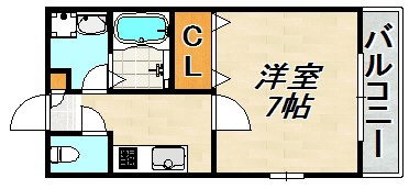 スカイテイカー神戸上沢 間取り図