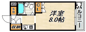 村雨ハイツ 間取り図
