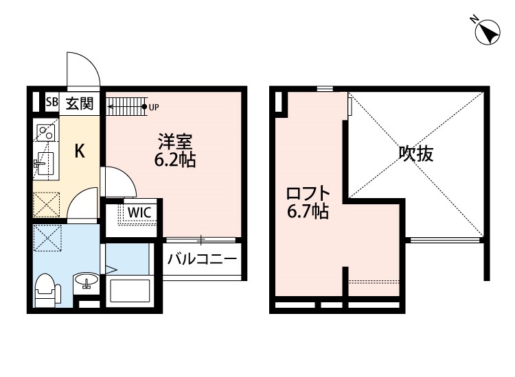 サンクス東須磨 間取り図