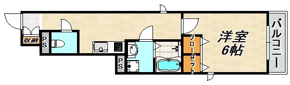 ジェネシス板宿Ⅱ 間取り図
