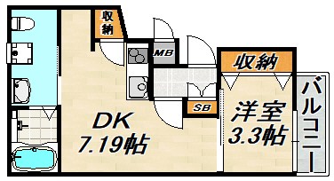 パロス須磨浦通 間取り図
