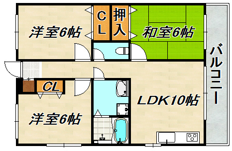 エトワール須磨 間取り図