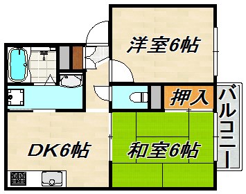 ヒルズ山下Ⅲ 間取り図
