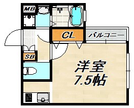 エビラ須磨 間取り図