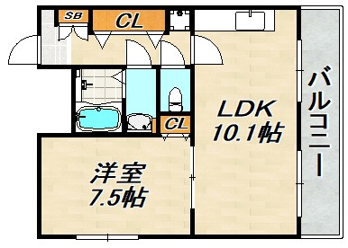 フロール須磨 間取り図