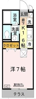セジュール西代Ⅱ 間取り図