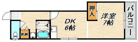 クローバーⅡ 間取り図