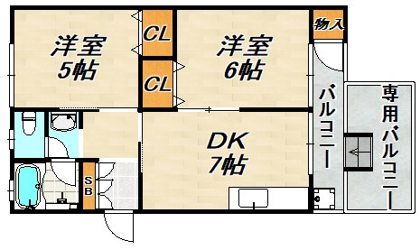 ときわビューハイツ 間取り図